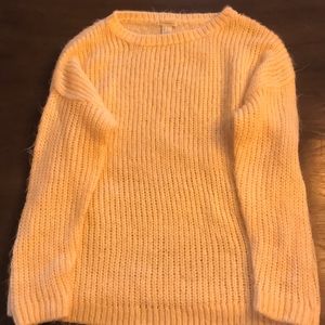Forever 21 cream knit sweater.